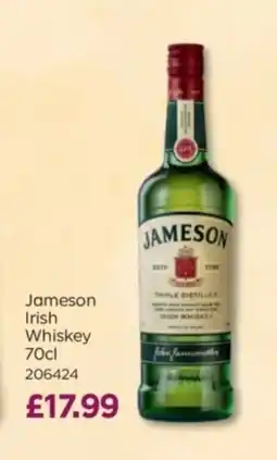 Bestway JAMESON Irish Whiskey offer
