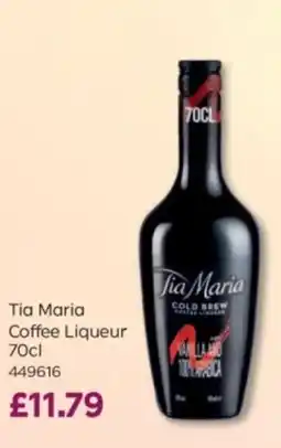 Bestway Tia Maria Coffee Liqueur offer