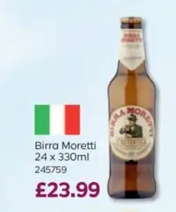 Bestway Birra Moretti offer