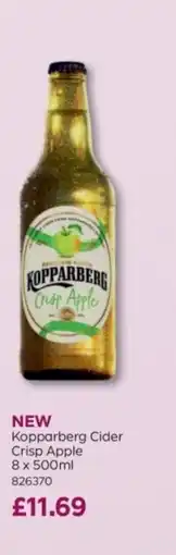 Bestway Kopparberg Cider Crisp Apple offer