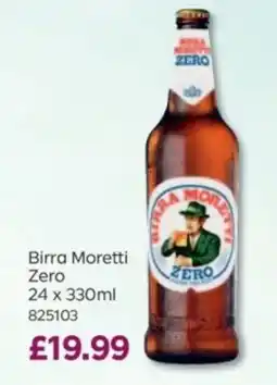 Bestway Birra Moretti Zero offer