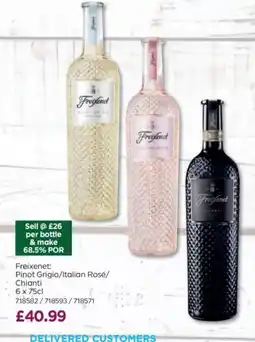 Bestway Freixenet Pinot Grigio/Italian Rosé/ Chianti offer
