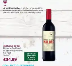 Bestway Deporte De Reyes (Argentina) Malbec offer