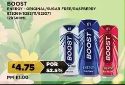 Bestway BOOST Energy - original/sugar free/raspberry offer