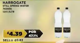 Bestway HARROGATE Still spring water offer