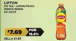 Bestway LIPTON Ice tea - lemon/peach offer