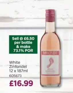 Bestway White Zinfandel offer