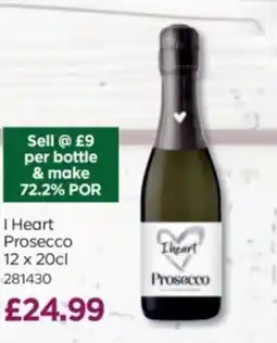 Bestway I Heart Prosecco offer