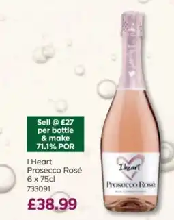 Bestway I Heart Prosecco Rosé offer
