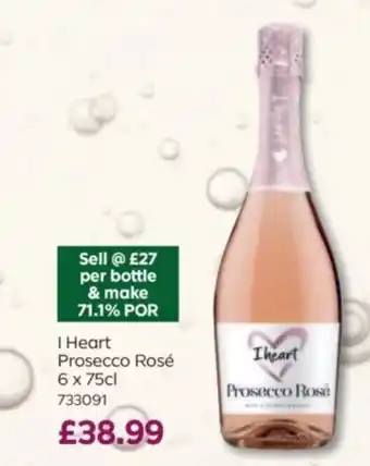 Bestway I Heart Prosecco Rosé offer