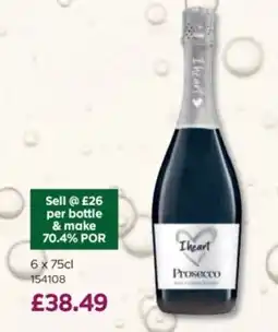 Bestway I Heart Prosecco offer