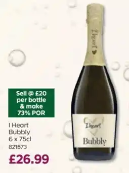 Bestway I Heart Bubbly offer