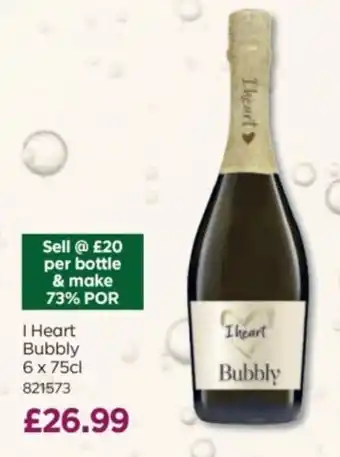 Bestway I Heart Bubbly offer