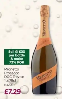 Bestway Mionetto Prosecco DOC Treviso offer