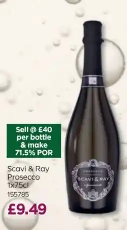 Bestway Scavi & Ray Prosecco offer