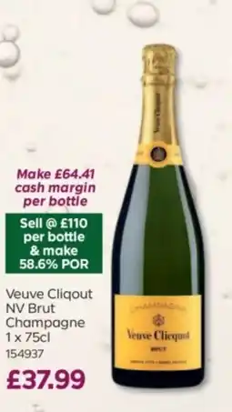 Bestway Veuve Cliqout NV Brut Champagne offer