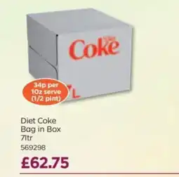 Bestway Diet Coke Bag in Box offer