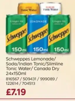 Bestway Schweppes Lemonade offer