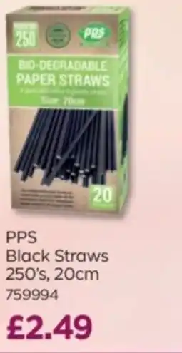 Bestway PPS Black Straws offer