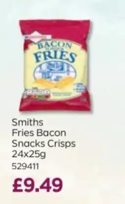 Bestway Smiths Fries Bacon Snacks Crisps offer