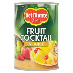 Tesco Del Monte Fruit Cocktail In Juice 415G offer