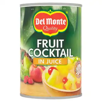 Tesco Del Monte Fruit Cocktail In Juice 415G offer