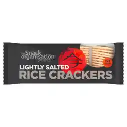 Tesco Snack Organisation Crackers Lightly Salted 100G offer