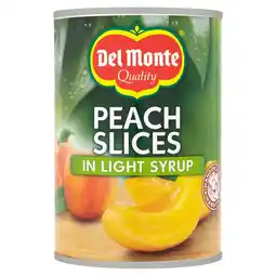 Tesco Del Monte Peach Slices Light Syrup 420G offer