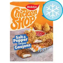 Tesco Birds Eye Chicken Shop Salt & Pepper Chicken Goujons 325G offer