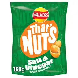 Tesco Walkers Thats Nuts Salt & Vinegar 160g offer