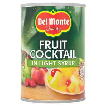 Tesco Del Monte Fruit Cocktail Light Syrup 420G offer