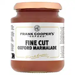 Tesco Frank Coopers Fine Cut Oxford Marmalade 454G offer