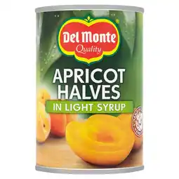 Tesco Del Monte Apricot Halves In Syrup 410G offer
