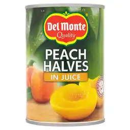 Tesco Del Monte Peach Halves In Juice 415G offer