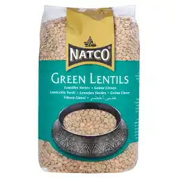 Tesco NATCO GREEN LENTILS 2KG offer