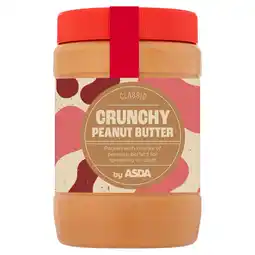Asda ASDA Classic Crunchy Peanut Butter 700g offer