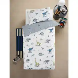 Asda George Home Dino Reversible Duvet Set offer