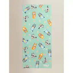 Asda George Home Bluey Printed Cotton Beach Towel offer