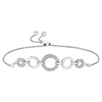 Costco 0.40ctw Round Brilliant Cut Diamond Bolo Bracelet, 14ct White Gold offer