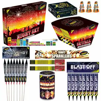 Costco Black Cat Night Sky Fireworks Display Kit offer
