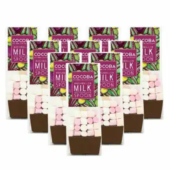 Costco Cocoba Hot Chocolate Spoons with Marshmallows, 20 x 50g in 2 Flavours offer