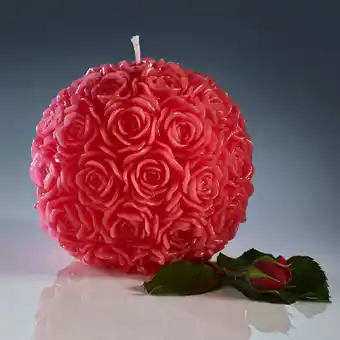 Costco Amelia Candles Rose Candle Large 14cm, in 3 Colours offer