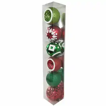 Costco 6 Inch (15cm) Shatter-Resistant Christmas Ornaments Set of 6 - in 2 Colours offer