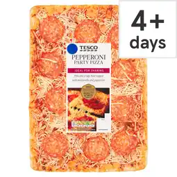 Tesco Tesco Pepperoni Party Pizza 284g offer