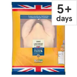 Tesco Tesco Large Whole Chicken 1.7-2.1kg offer