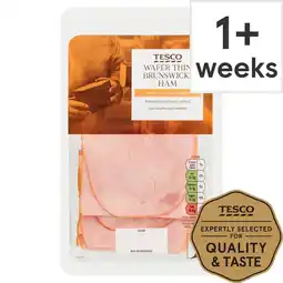 Tesco Tesco Wafer Thin Brunswick Ham 125G offer