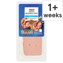 Tesco Tesco Smooth Brussels Pate 170g offer