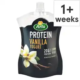 Tesco Arla Protein Vanilla Yogurt Pouch 200g offer