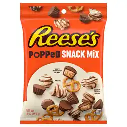 Tesco Reese's Peanut Butter Popped Snack Mix 113g offer