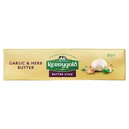 Tesco Kerrygold Garlic and Herb Butter Stick 100g offer